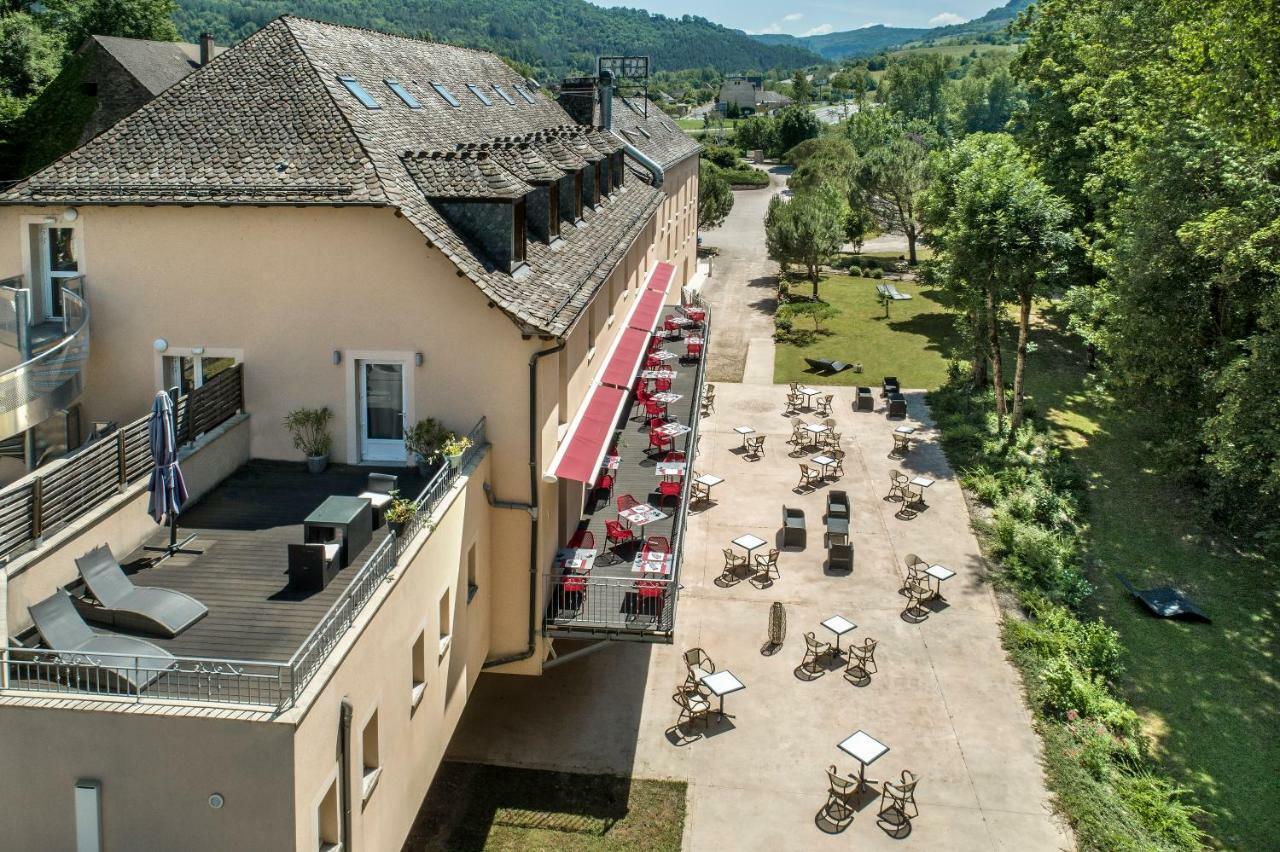 Logis Hotel Restaurant Les 2 Rives - A75, En Bordure De Riviere Banassac Exteriér fotografie